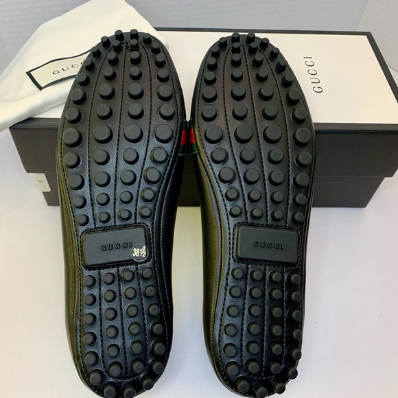 GUCCI "BAYADERE BEE BALLET FLAT" NEW 38 1/2 - Picture 7 of 8